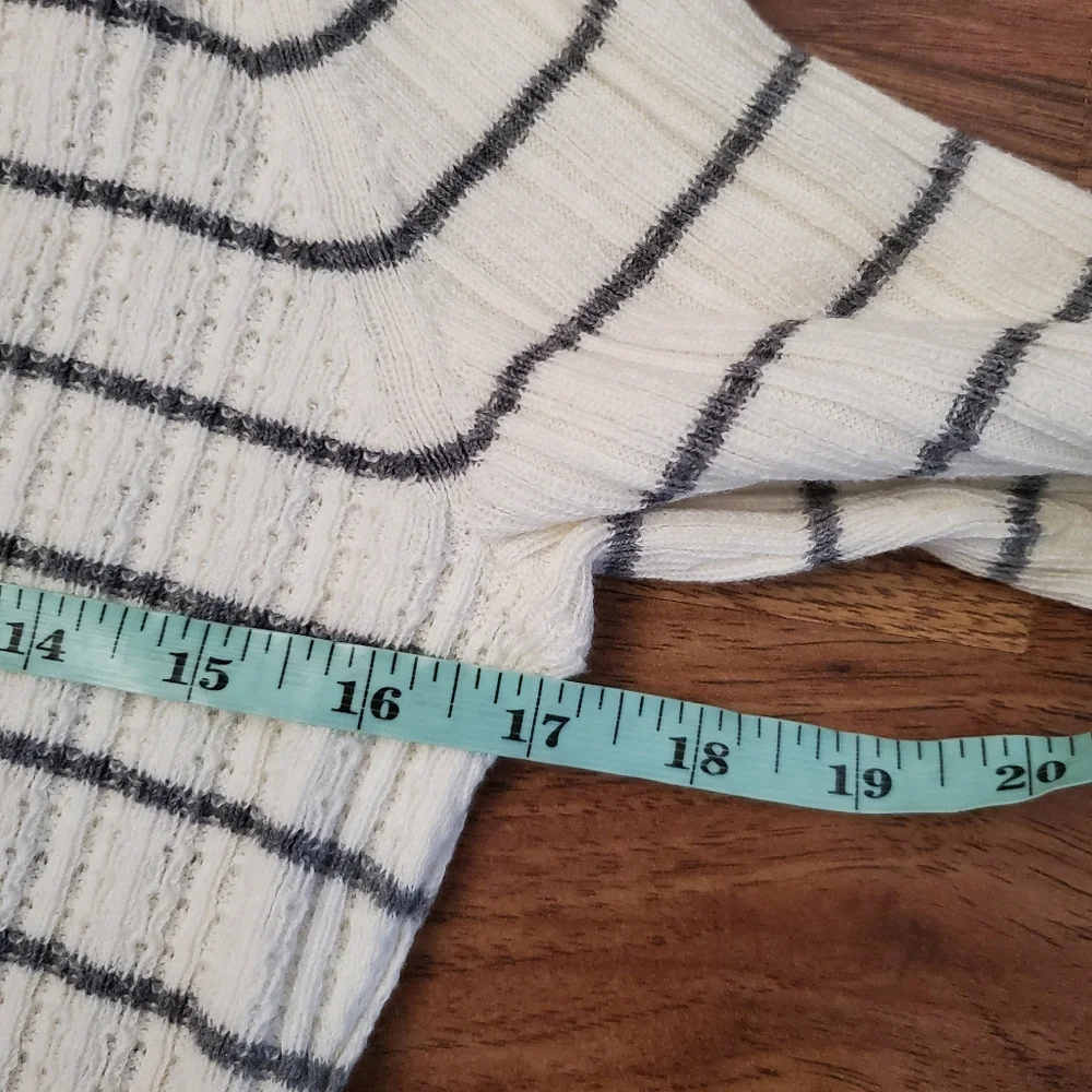NEW Sonoma Sweater Size PL Striped Soft Knit